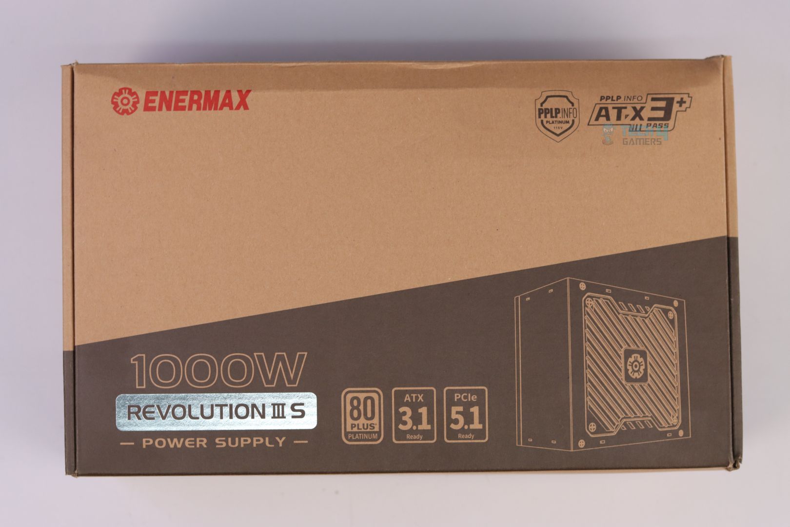 Enermax Revolution III S 1000W Platinum - PSU Box Front