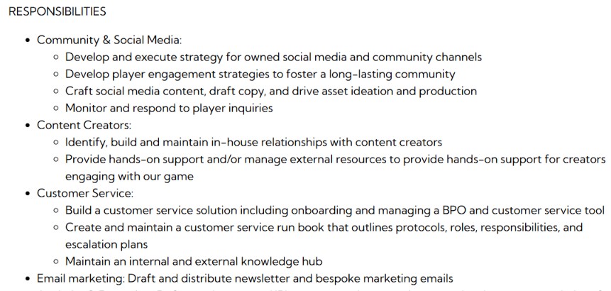 Ghost Story Games is hiring a community manager for Judas marketing and playtesting efforts.