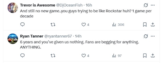 Many gamers have complained about the lack of new titles in the comments.