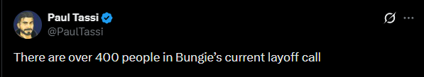 bungie layoffs