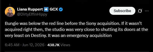 Bungie Closure