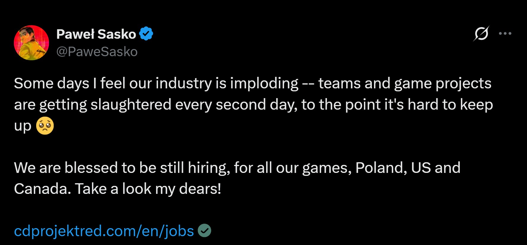 CD Projekt Red bungie layoffs