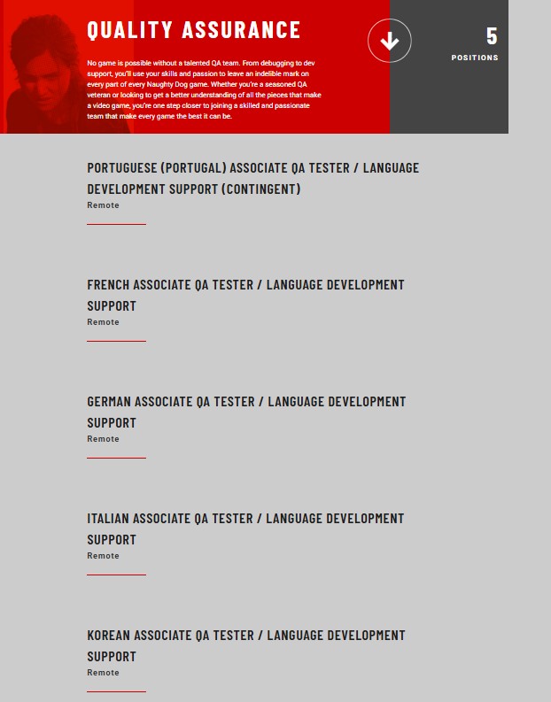 Naughty Dog Jobs