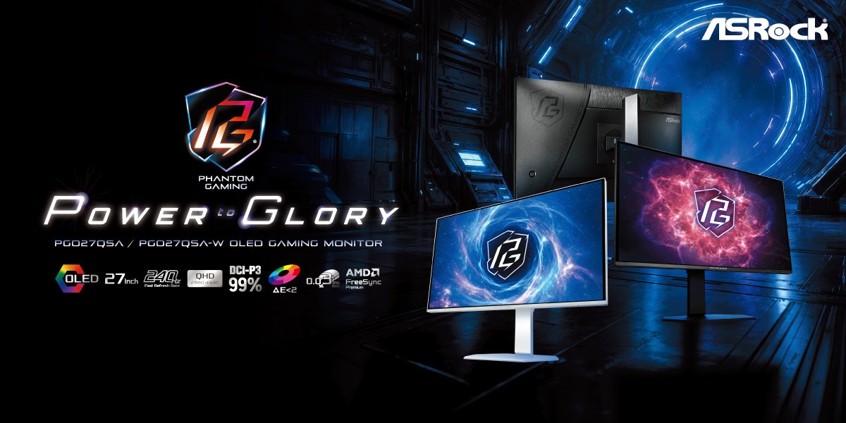 ASRock Expands Phantom Gaming OLED Lineup With New PGO27QSA and ...