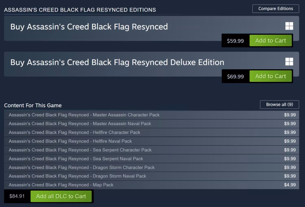 AC Resynced DLC