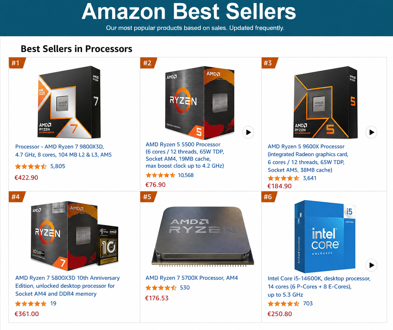 Amazon best sellers