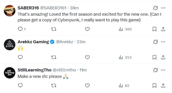 Many players have congratulated CDPR for the milestone.