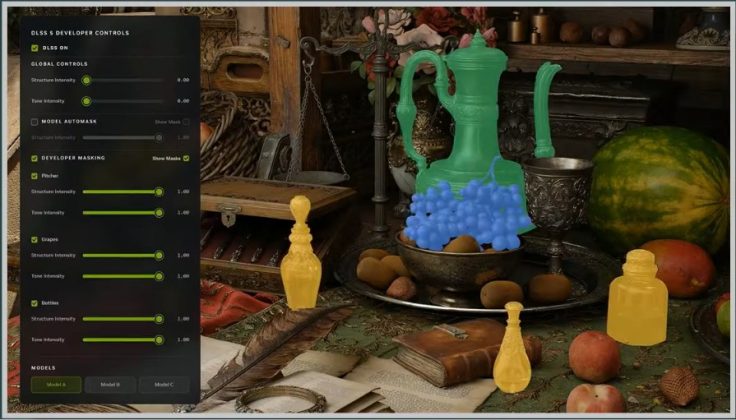 DLSS 5 can differentiate between different objects and characters in a scene and apply differently to each of them.