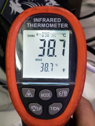 MSI A1200PLS Platinum - 15 - Max @Exhaust