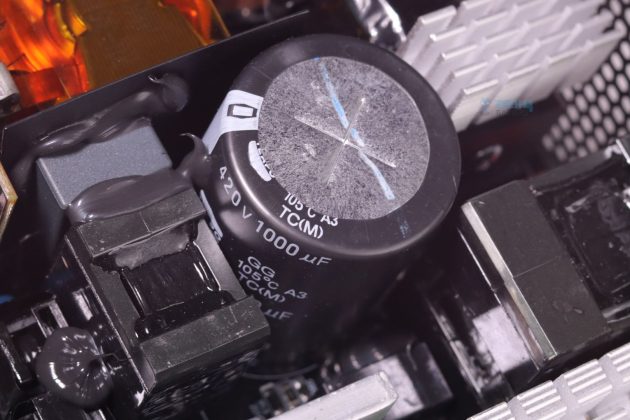 MSI A1200PLS Platinum - 4A - Electrolytic Bulk Capacitor From Teapo