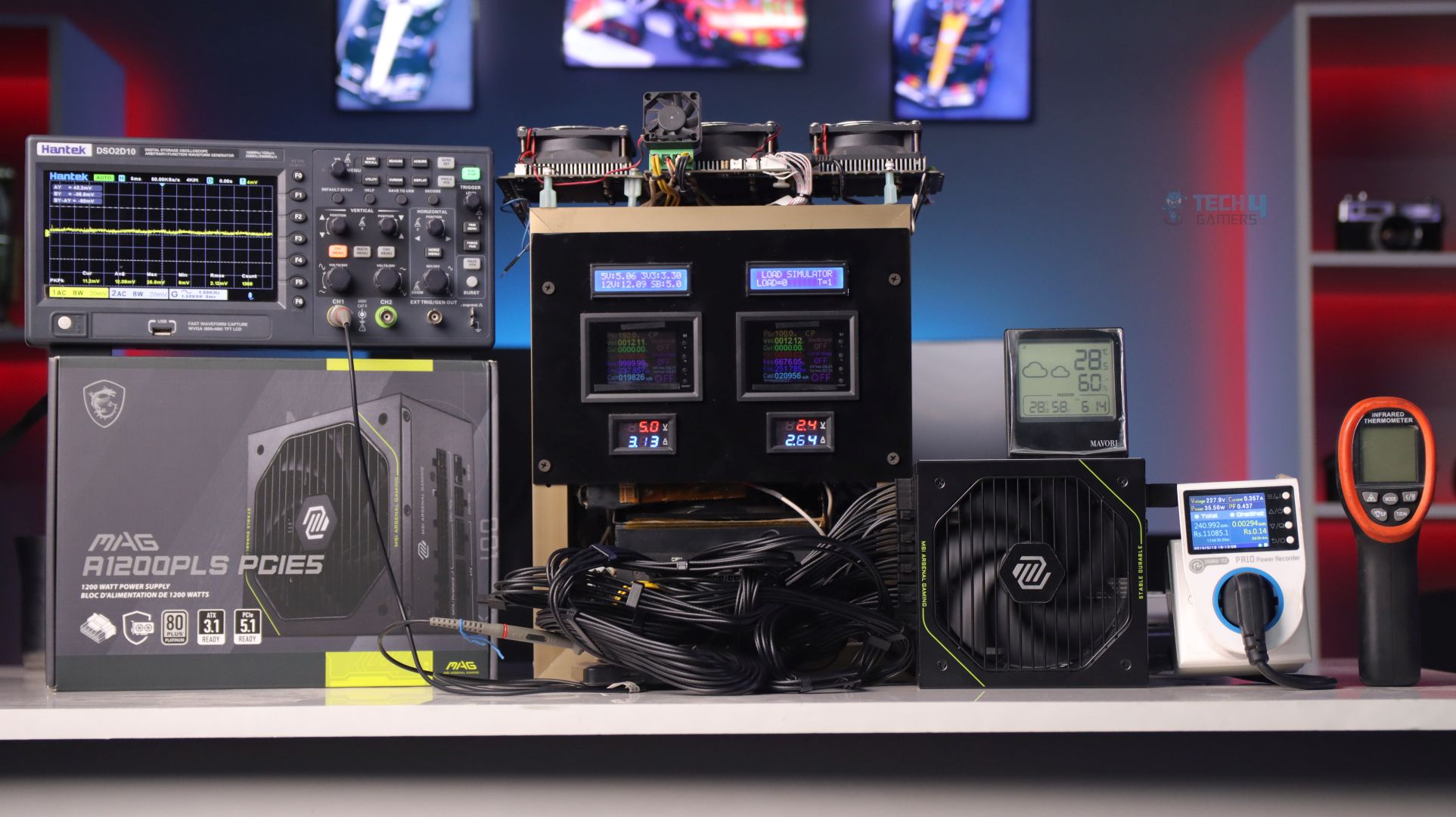 MSI A1200PLS Platinum - PSU Testing