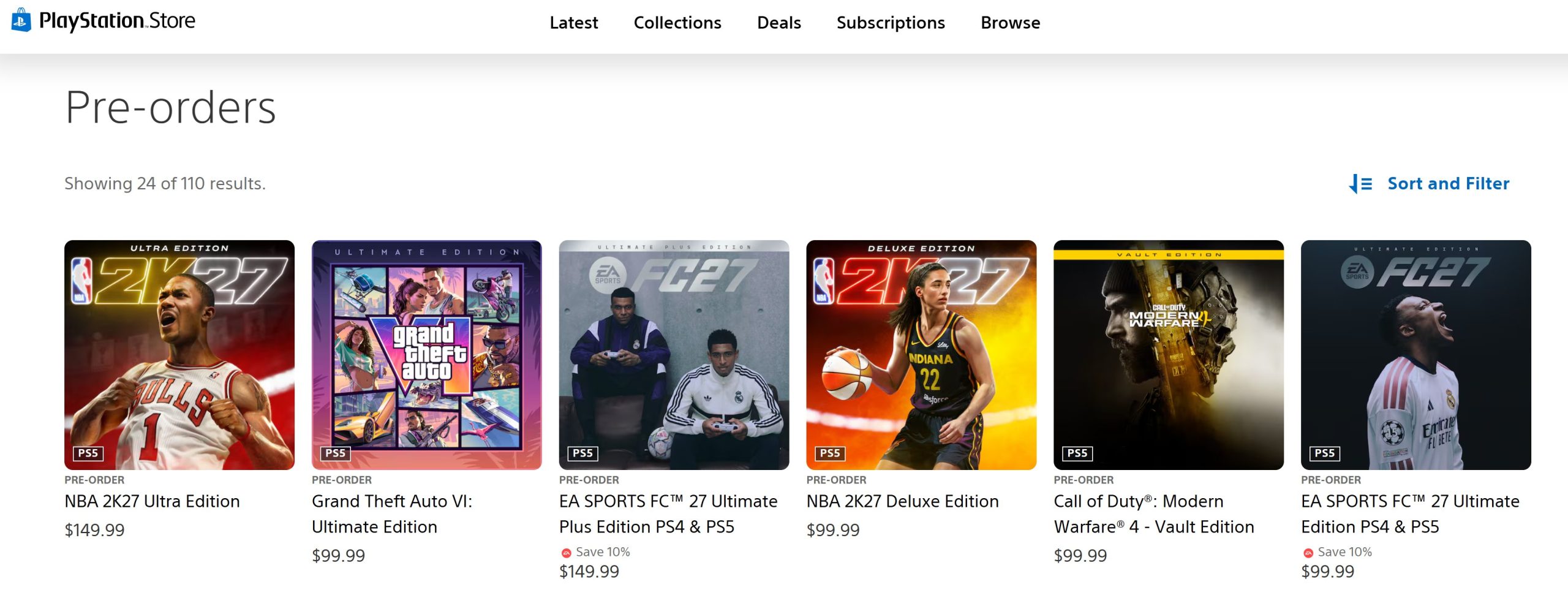 NBA 2K27 Outselling GTA 6 On PSN US