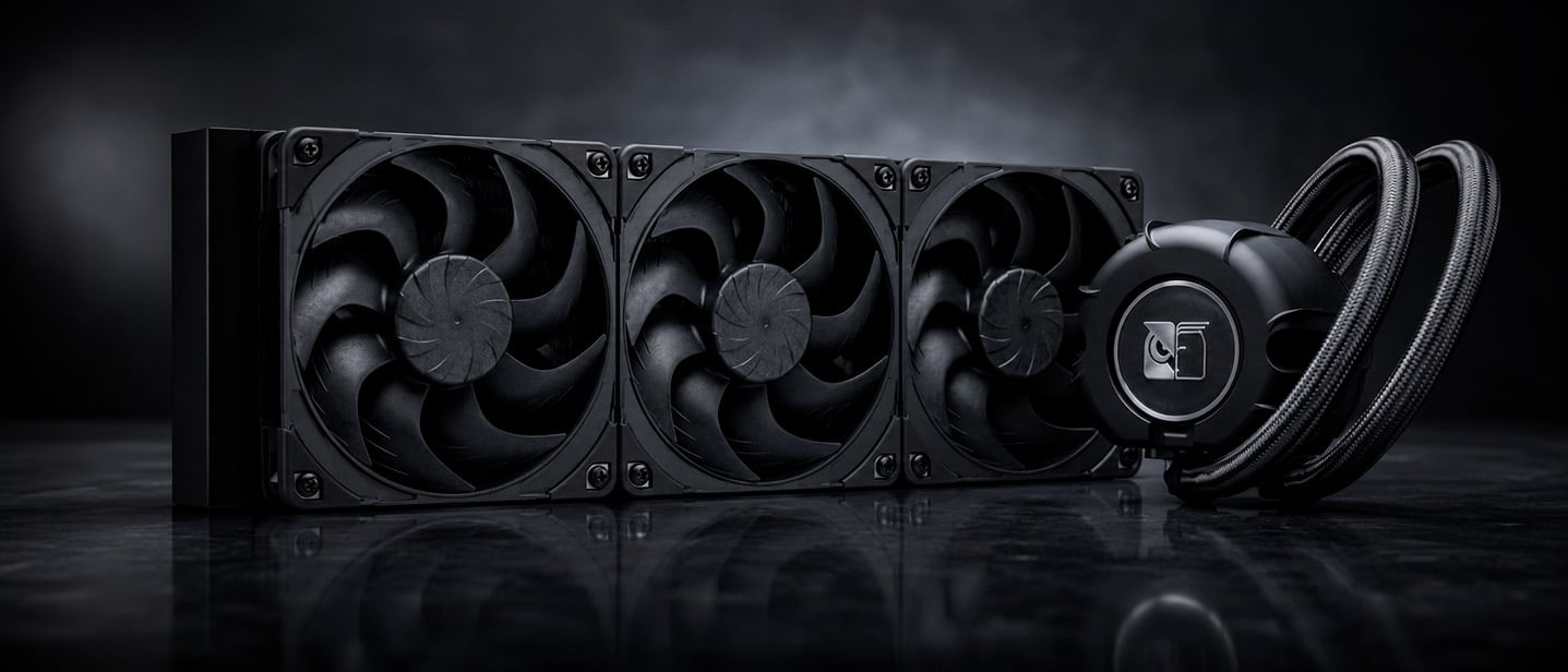 Noctua's Black NL-LC1 Chromax. Black AIO Liquid Cooler Will Arrive At Year's End