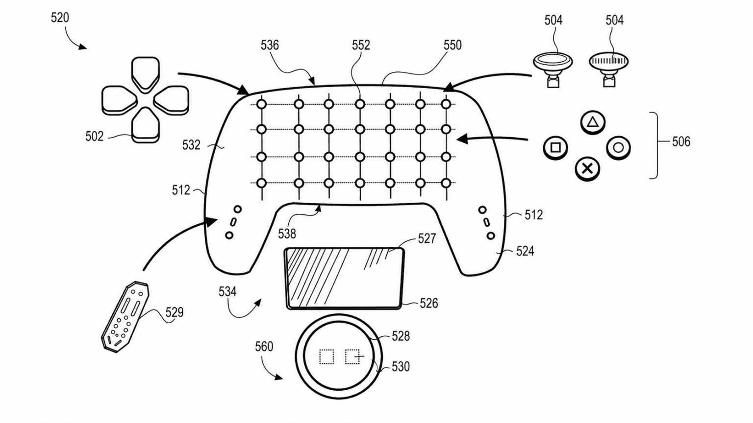 PS6 controller patent
