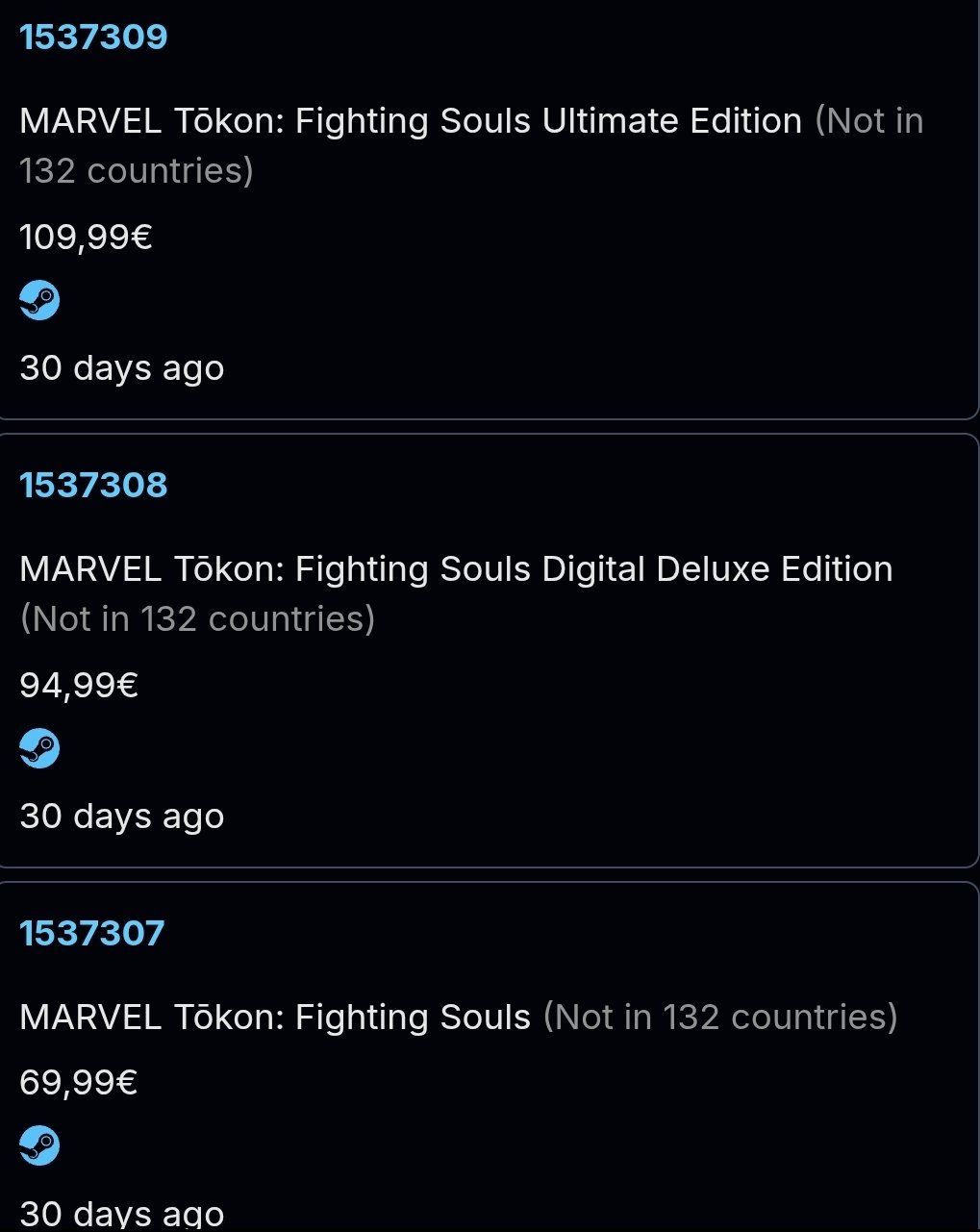 Marvel Tokon Steam Sony