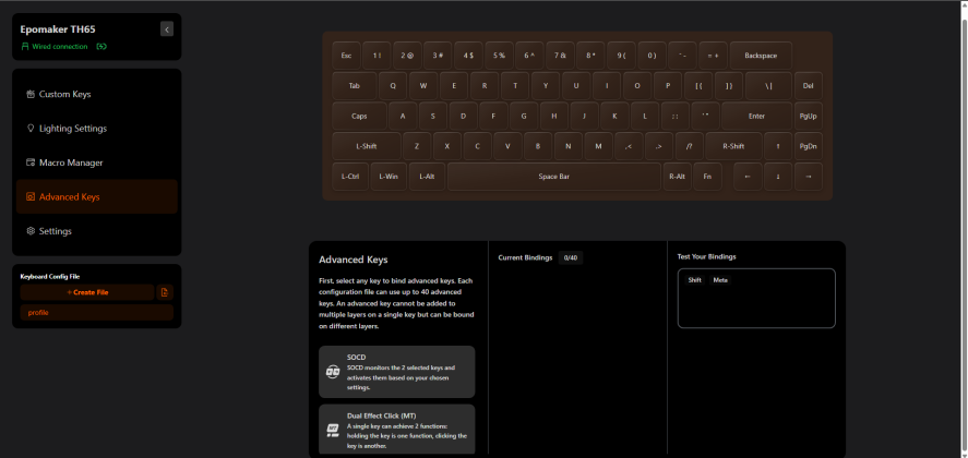 Advanced Keys