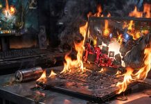 Gaming laptop temperature
