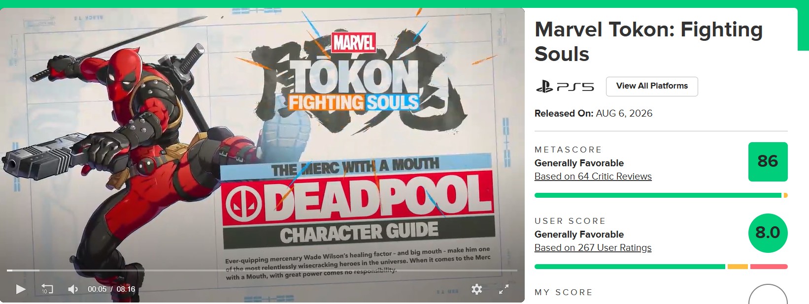 Marvel Tokon: Fighting Souls