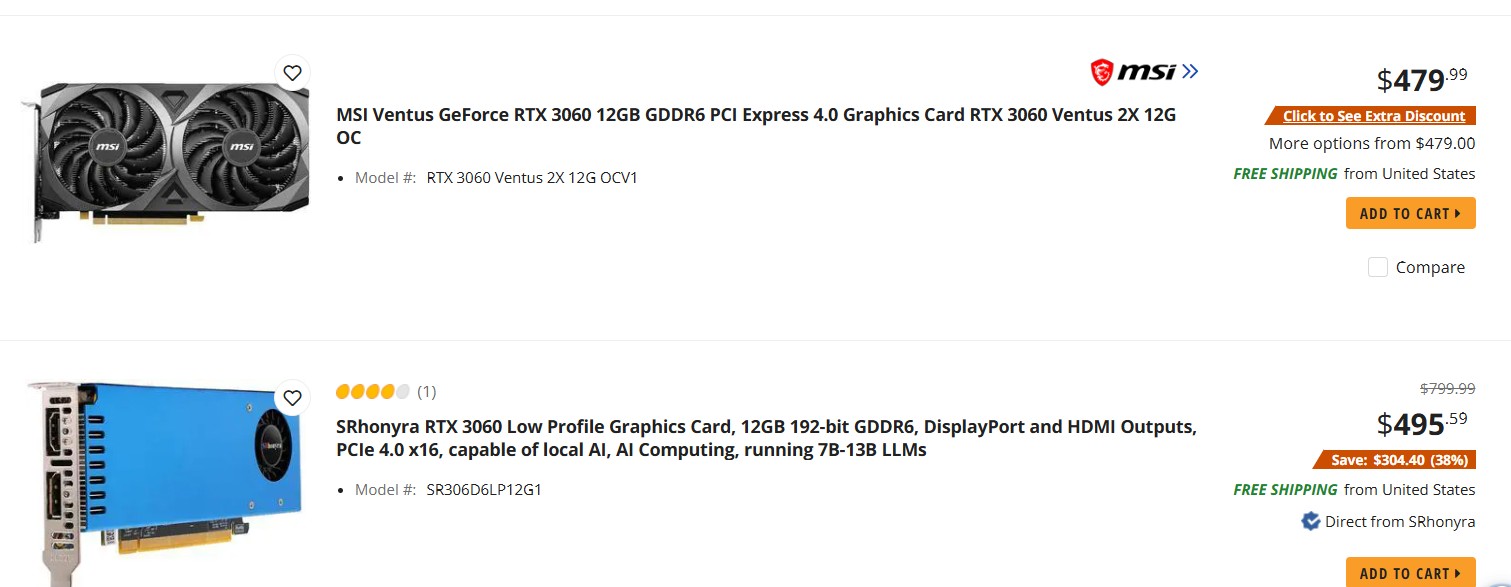 RTX 3060 Price In August 2026