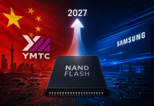 YMTC vs Samsung NAND Flash 2027