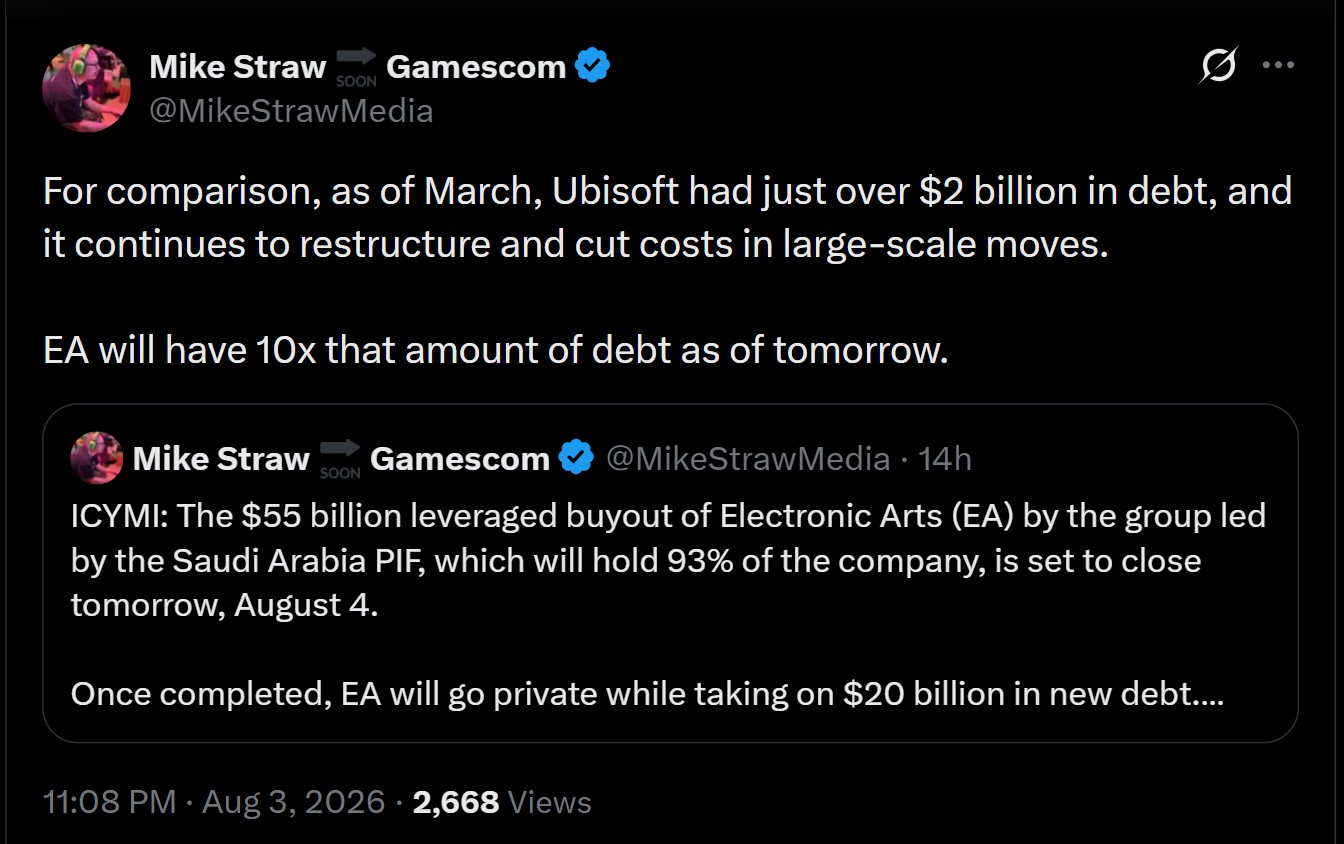 EA debt