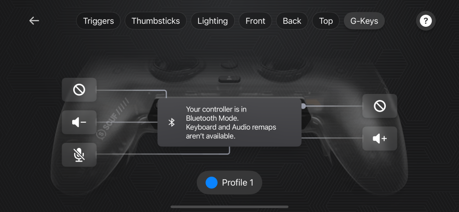G-Keys Settings
