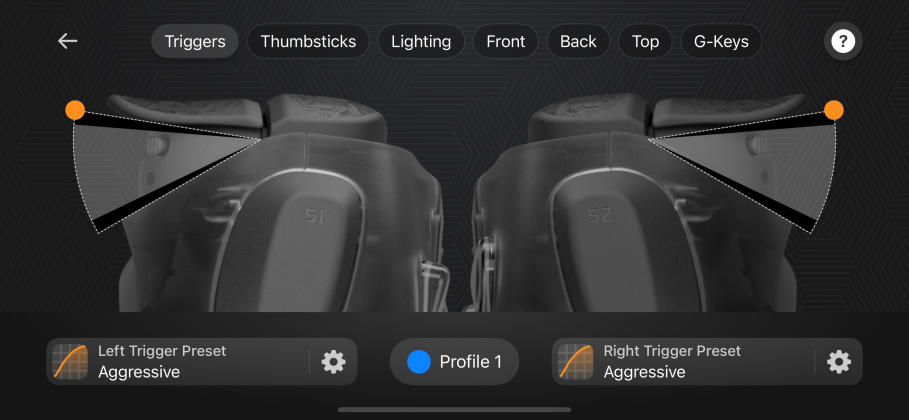 Triggers Settings