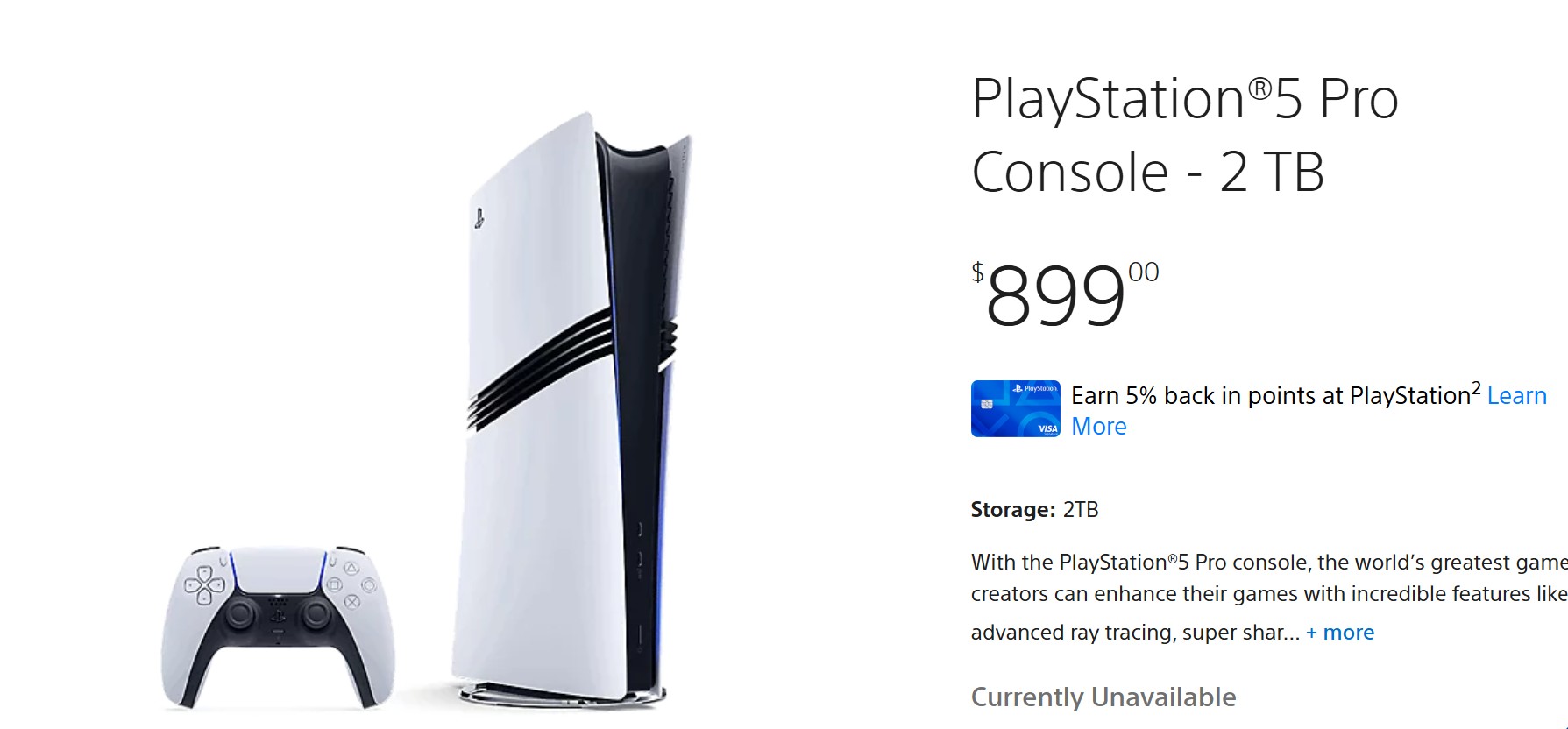 PS5 Pro sold out