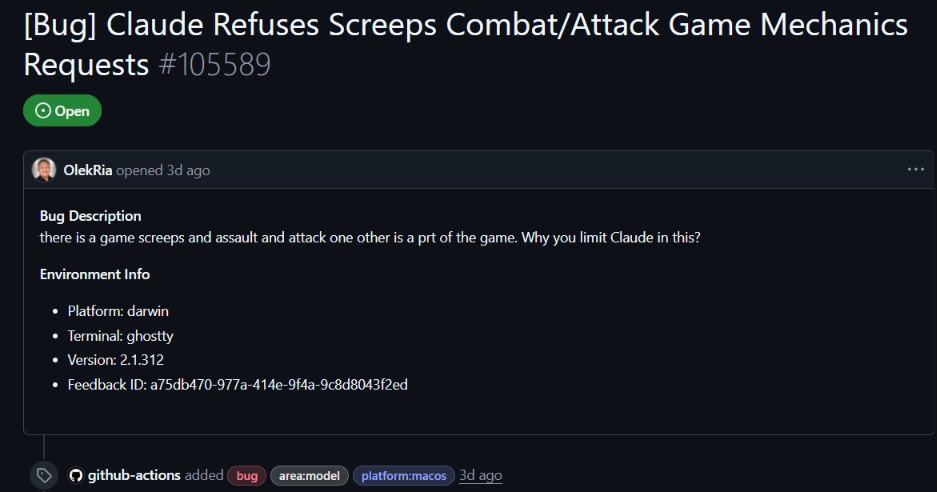 Developers using Claude AI for legitimate development are also facing issues after the new change.