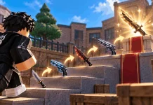 Trading Up in MM2: From Common Weapons to Your First Godly An MM2 player climbing weapon upgrade steps toward a godly knife.